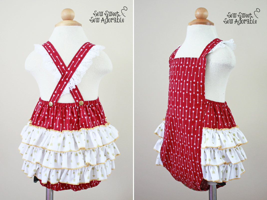 Baby Ruffle Romper – Sew Sweet, Sew Adorable