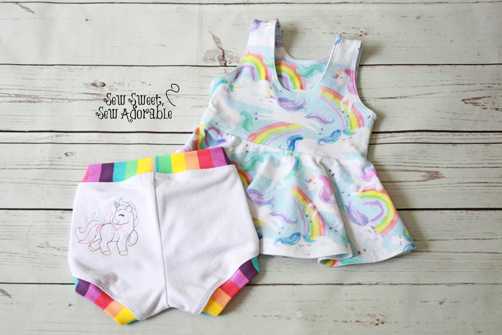 Unicorn Bummies Outfit